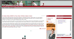 Desktop Screenshot of caribbeancricket.com